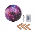 Pikkukuva 5 / 5: 3D RGB Moon Lamp kaukosäätimellä | Nebula 16 Väriä 4 Modea 15cm