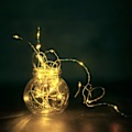 Miniatyrbillede 6 af 8: 2-Pack 1m Mini LED Light Loop Battery-Powered Hot White