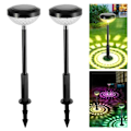 Pikkukuva 1 / 7: 2 Pack Solar Cell Ground Spear RGB musta