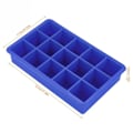 Miniatyrbillede 2 af 6: Silikone ISFORM for firkantede isbiter Ice Cubes blå