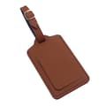 Brown Adresse Leather Leather Luggage Administration Adresse for kofferten brun