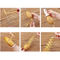 Pikkukuva 5 / 10: 4x Tornado Potato - Potato Twister Potato Spiral virusperunoita varten valkoinen