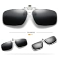 Pikkukuva 4 / 7: Flip Up Metal Clip-on aurinkolasit Flip Up hopea hopea