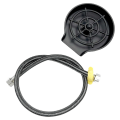 Miniatyrbilde 6 av 6: Glassskyll for vask utendørs kjøkken - automatisk disk for glass svart