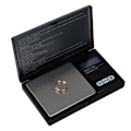 Pikkukuva 7 / 11: Kokoontaitettava digitaalinen taskuvaaka | High Precision Jewelry Scale 0,1-500g musta