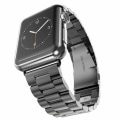 Miniatyrbillede 6 af 9: Apple Watch 1/2/3/4/5/6/7/SE 42/44/45 Watch Armbånd Black Metal sort