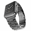 Pikkukuva 6 / 9: Apple Watch 42/44/45 1/2/3/4/5/6/7/Katso metalli mustan kellon rannekoru musta