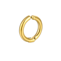 Miniatyrbillede 1 af 2: Falsk piercing ørering uden hul tyk ring guld 10mm guld