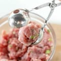 Miniatyrbild 7 av 11: Köttbulletång Rostfritt Stål - Forma Perfekta Köttbullar silver