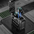 Miniatyrbillede 3 af 8: Bullet TWS Hovedtelefoner med Powerbank - Bluetooth Stereo In-Ear USB-C Sort sort