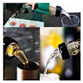 Miniatyrbild 6 av 6: 2-pack Measure Pourer 20ml Måttande Hällpip Droppkork Flaskpip svart