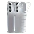 Gennemsigtigt TPU-cover til Samsung Galaxy S25 med kamerabeskyttelse