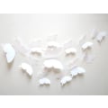 Miniatyrbillede 2 af 2: Vægindretning 12-pakke sommerfugle 3D Wall Decal Stickers Wall Decor (White)  t hvid