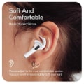 Miniatyrbild 3 av 5: AirPods 3 Öronkrokar - Silikon Earhooks Vit vit