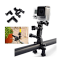 Miniatyrbild 1 av 3: Universalt Cykelfäste Gopro Actionkamera POV för Cykel Styre svart