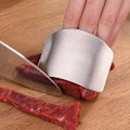Miniatyrbillede 3 af 11: Fingerbeskyttelse rustfrit stål - Skære grøntsager, kød sølv