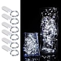 Miniatyrbillede 1 af 4: 6-pack 1m mini LED Light Loop Battery-Powered Cold White