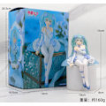 Miniatyrbild 2 av 2: Hatsune Miku handgjord modell vacker flicka vatten is månhare anime bordsdekoration 5