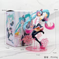 Miniatyrbild 2 av 2: Hatsune Miku handgjord modell vacker flicka vatten is månhare anime bordsdekoration 4