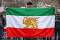 Iransk Løve- og Solflagg – 150 x 90 cm Iran-flagg