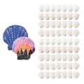 100 Pcs Seashells for Crafts Natural Large Scallop White Oyster Shells Bulk for Decorating DIY Home Beach (FMY)