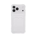 Transparent iPhone 17 Pro Max Case with Card Holder and Camera Protection - Extra Shockproof