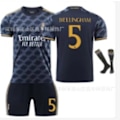 Miniatyrbild 1 av 2: Portugisisk Real Madrid tröja nr 9 Mbappémai Ami Liyude Argentina Manchester City Jersey för vuxna och barn - Fotbollströja h5 XL