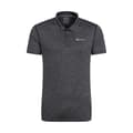 Mountain Warehouse Agra Stribet Poloshirt til Mænd S Sort Sort S Black S