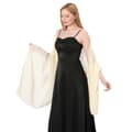 Miniatyrbillede 3 af 10: Aftenkjoler Sjal Dame Cape Wraps SORT SORT Sort Sort Black Black