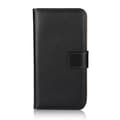 Samsung Galaxy Xcover7 Äkta Läderfodral - Svart