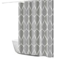 Duschdraperi 200x200cm, Vattentätt Tvättbart Mögelresistent Polyester Duschdraperi Grå Grey