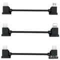 Miniatyrbillede 2 af 3: Kabel til belysning/USB Type-C/Micro-USB til DJI Mavic Air2 mini2 iPhone Lightning PVC 15CM iPhone Lightning PVC 15 cm iPhone Lightning PVC 15 cm iPhone Lightning PVC 15 cm