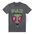 Invader Zim Invader T-shirt til mænd M Koksgrå Koksgrå M M