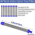 Miniatyrbillede 5 af 5: Airless sprøjtefilter, 10-pak, 60, kompatibel med SG2, SG3 modeller. Push-On montering.