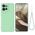 Motorola Edge 50 Neo Flydende Silikone Cover - Grøn Grøn