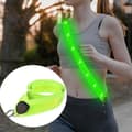 LED refleksbelte | Høy synlighet LED-lys med 3 lysmoduser USB oppladbart, ingen batterier nødvendig | Værbestandig