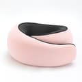 Resenackkudde U-formad minnesbomull nackkudde massage nackkudde sovande flygplanskudde cervikal hälsovård rosa pink