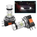 2x H15 LED frontlykter 8000k 20smd fjernlys DRL lyssett for bil nærlys