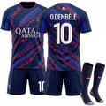 26-27 Paris Saint Germain Träningströja för barn nr 10 Ousmane Dembélé 22 No. 10 22