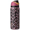 Owala Jungle Stroll Pink Leopard 24oz/32oz FreeSip-vandflaske i rustfrit stål Gave