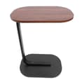 Miniatyrbillede 1 af 5: C-formet sidebord fritstående sofabord valnød sort Walnut Black