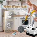 Miniatyrbillede 2 af 6: Håndholdt damprenser, 2500W høj effekt 3.0BAR 221°F højtryksdamprenser, 6-trins justering Lille rengøringsmaskine med 37oz vandtank, 5ft Powe