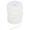 Pikkukuva 1 / 10: 25m/rulla Hiontahelmi Langat Helmet Garland String DIY Hääkoriste 6mm(valkoinen)