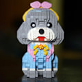 Miniatyrbillede 3 af 9: Teddy Byggeklodser, Mini Klodser Byggesæt Hund, Sød Dyre Serie Mikro Mini Byggeklodser Sæt, Hund Mikro Byggeklodser til Drenge & Piger