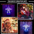 Miniatyrbilde 3 av 7: Toy Story Pixar Ultimate Buzz Lightyear Spaceman 3D LED Optisk Illusionslampe for Soverom med Fjernkontroll 7 Farger Astronaut Actionfigur Nattlampe