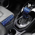 Miniatyrbild 3 av 6: Mjuka sammetssätesbältes axelskydd med Bling Rhinestones Bilsäte Bling Sätesbältesöverdrag för kvinnor, Kristallhandbromsskydd, Bling Set 4-pack Set Universal