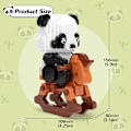 Miniatyrbillede 4 af 7: Mini Dyrebyggesæt til Goodie Bags, Festgaver til Børn, 1262 Stykker Lille Sæt Mikro Mini Sød Panda Byggelegetøjsklodser til Voksne C