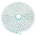 Miniatyrbillede 1 af 10: 2,8 mm DIY Diamant Mesh Wrap Rulle Blanke Krystal Rhinestones Bånd Dekoration (Sø Blå)