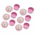 Miniatyrbilde 6 av 10: 6 stk sy nålepute stabil gresskarform blomstermønster myk stoff PP bomull nålepute for mor bestemor