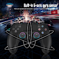 Miniatyrbillede 4 af 8: Trådløs controller til PS-4, Game Controller kompatibel med PS-4/Pro/Slim/PC, Gamepad Joystick med dobbelt vibration/6-akset gyrosensor/touchpanel/RG